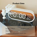 Digital Alarm Clock with Temperature & Humidity