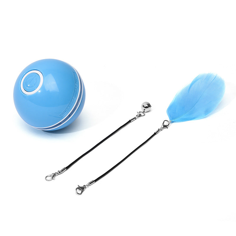 LED Light-Up Automatic Rolling Cat Toy Ball - photo 15