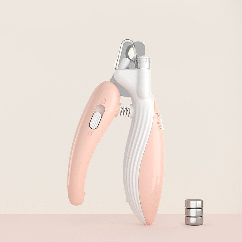 LED Light Electric Pet Nail Grinder - product dimensions