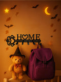 Home Sweet Home Key Wall Hook Rack – Black Metal