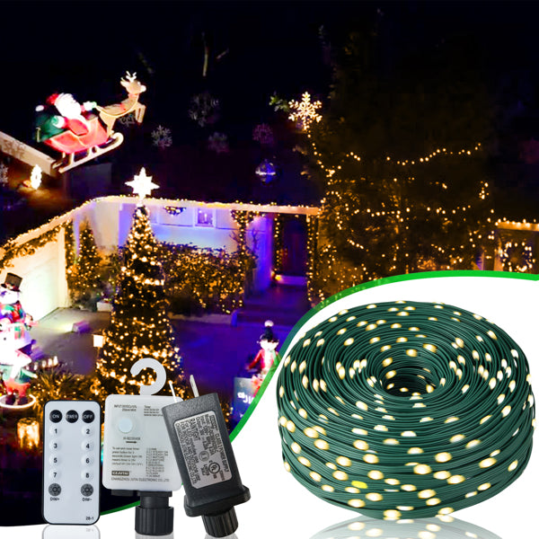 328 ft Warm White String Lights – view 3