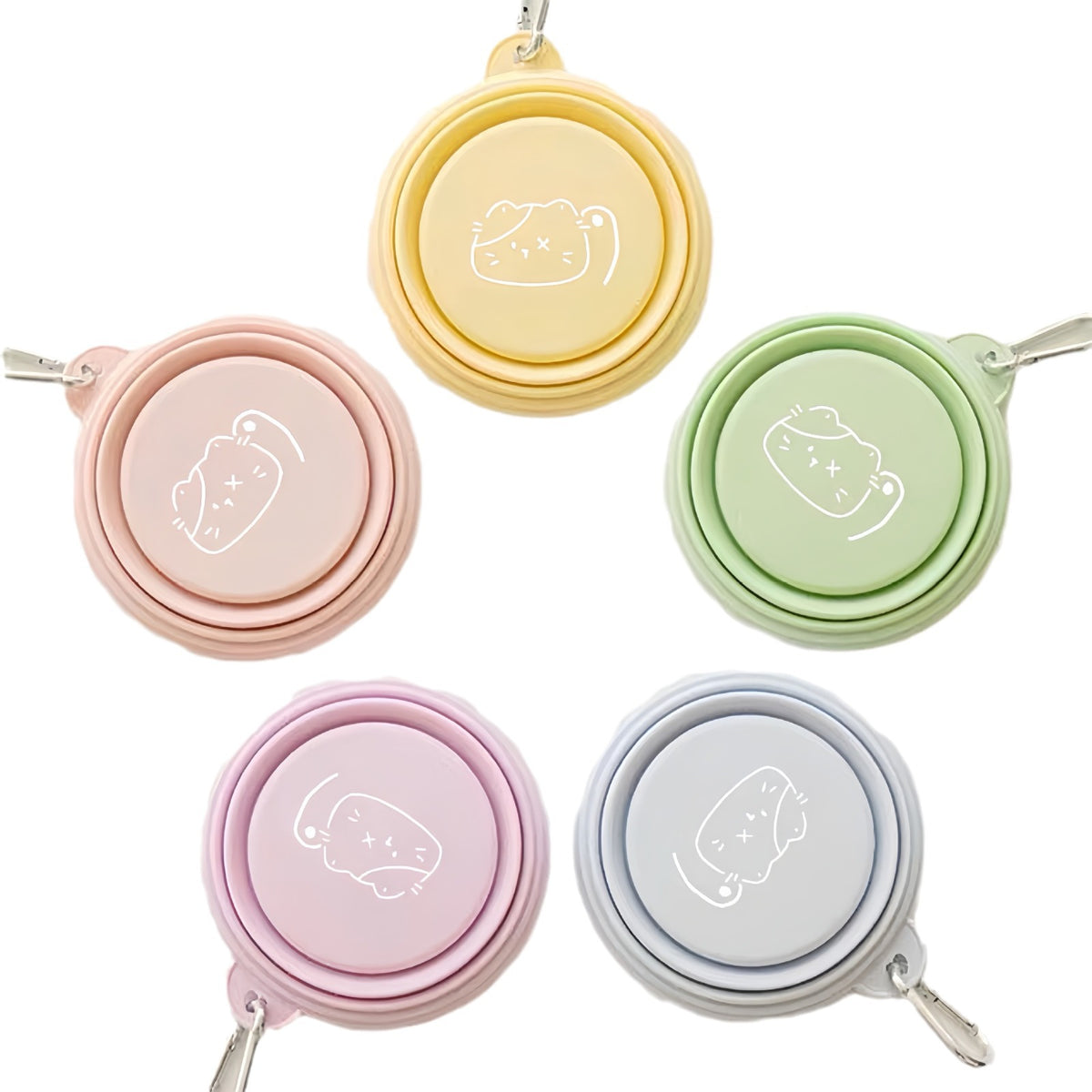 Portable Folding Pet Bowl - size and color options