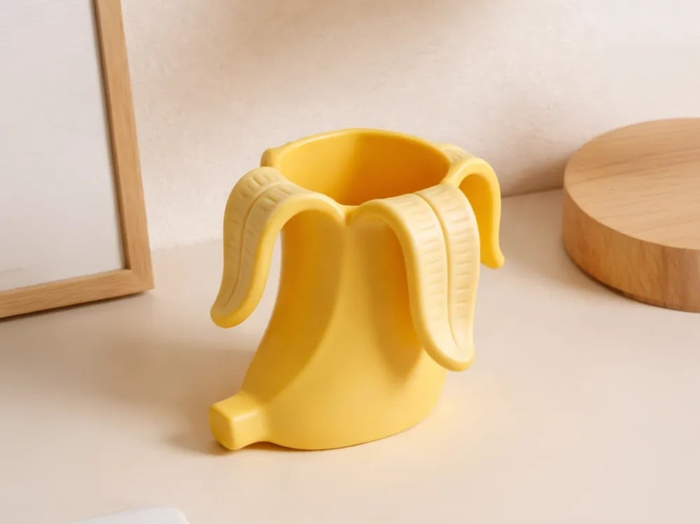 Banana Desk Organizer – Pen & Brush Holder Cup – image 3
