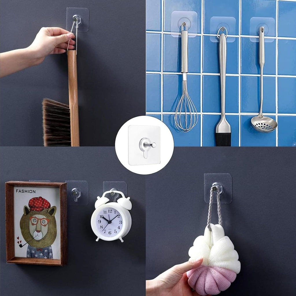 Waterproof Adhesive Wall Hooks – No-Drill Hangers – image 6