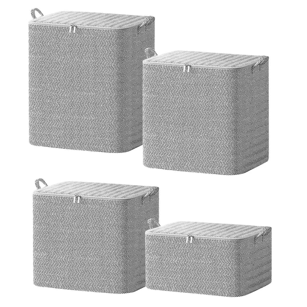 Foldable Storage Bags with Handles – 4 Pack – image 3