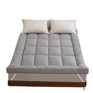 Quilted Mattress Topper Pad – Twin, Grey