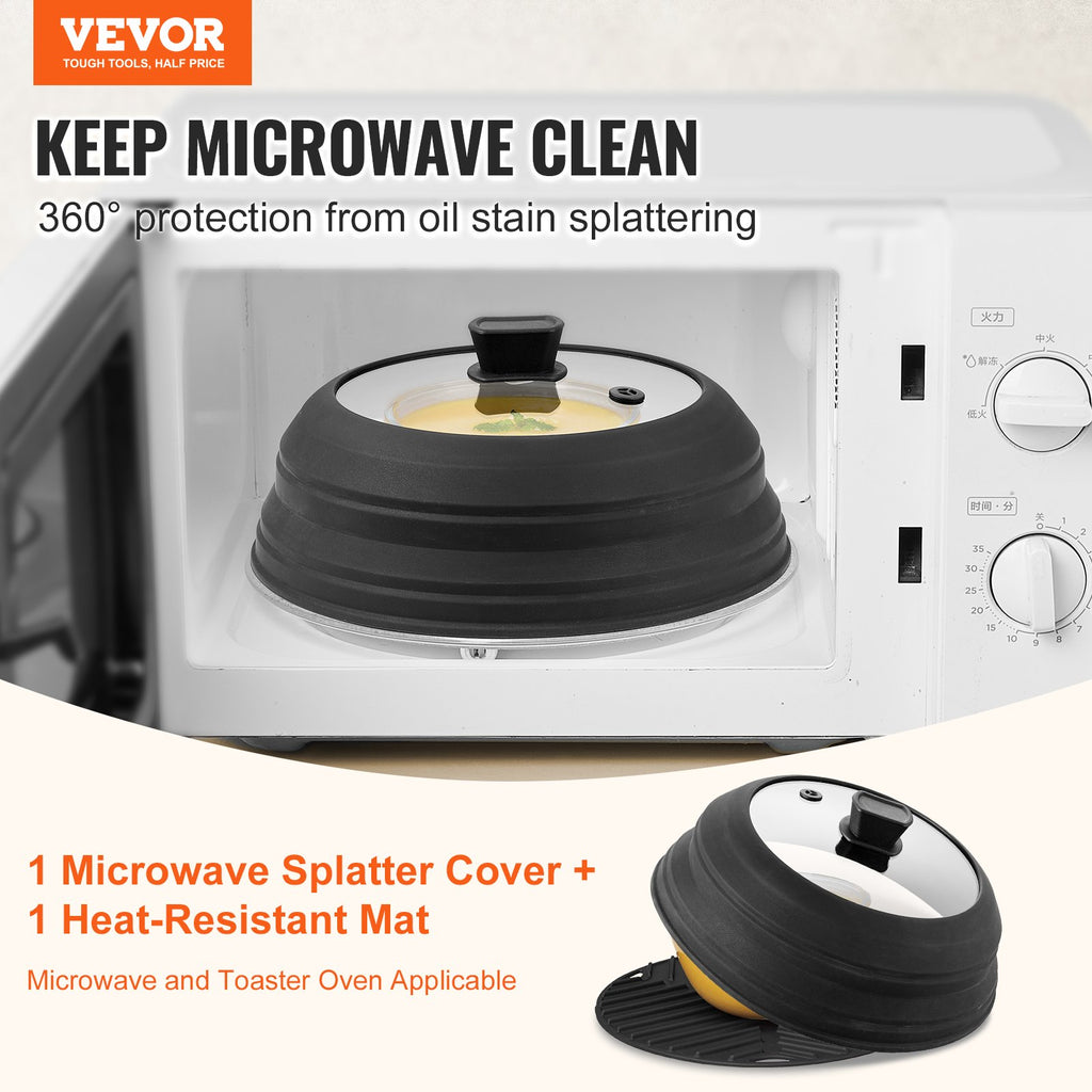 Collapsible Microwave Splatter Cover & Mat – image 4