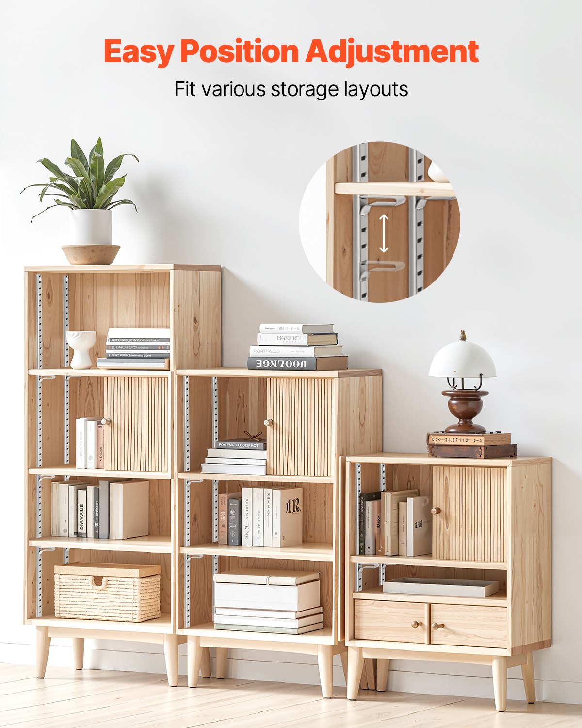 Adjustable Wall Shelf Tracks – view 9