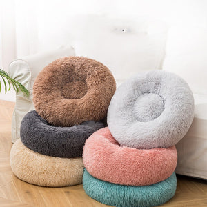 Fluffy Donut Dog Bed