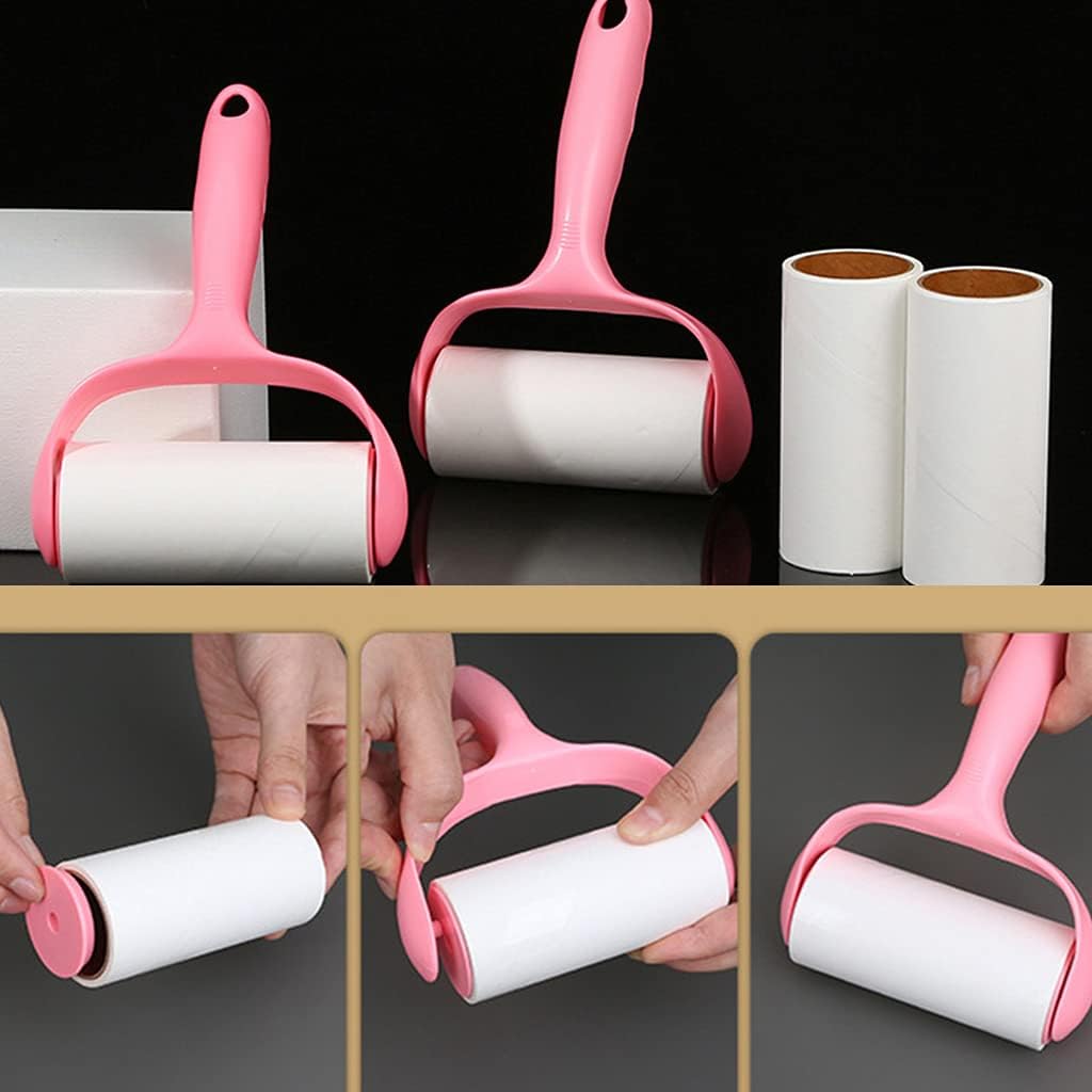 Extra-Sticky Lint Roller Set – Handle + 3 Refills