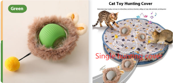 Plush Rolling Cat Ball Toy - additional view 3