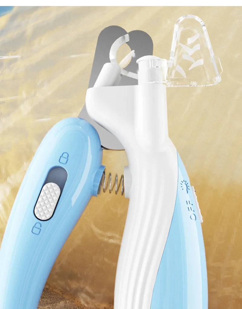 LED Light Electric Pet Nail Grinder - close-up of key feature