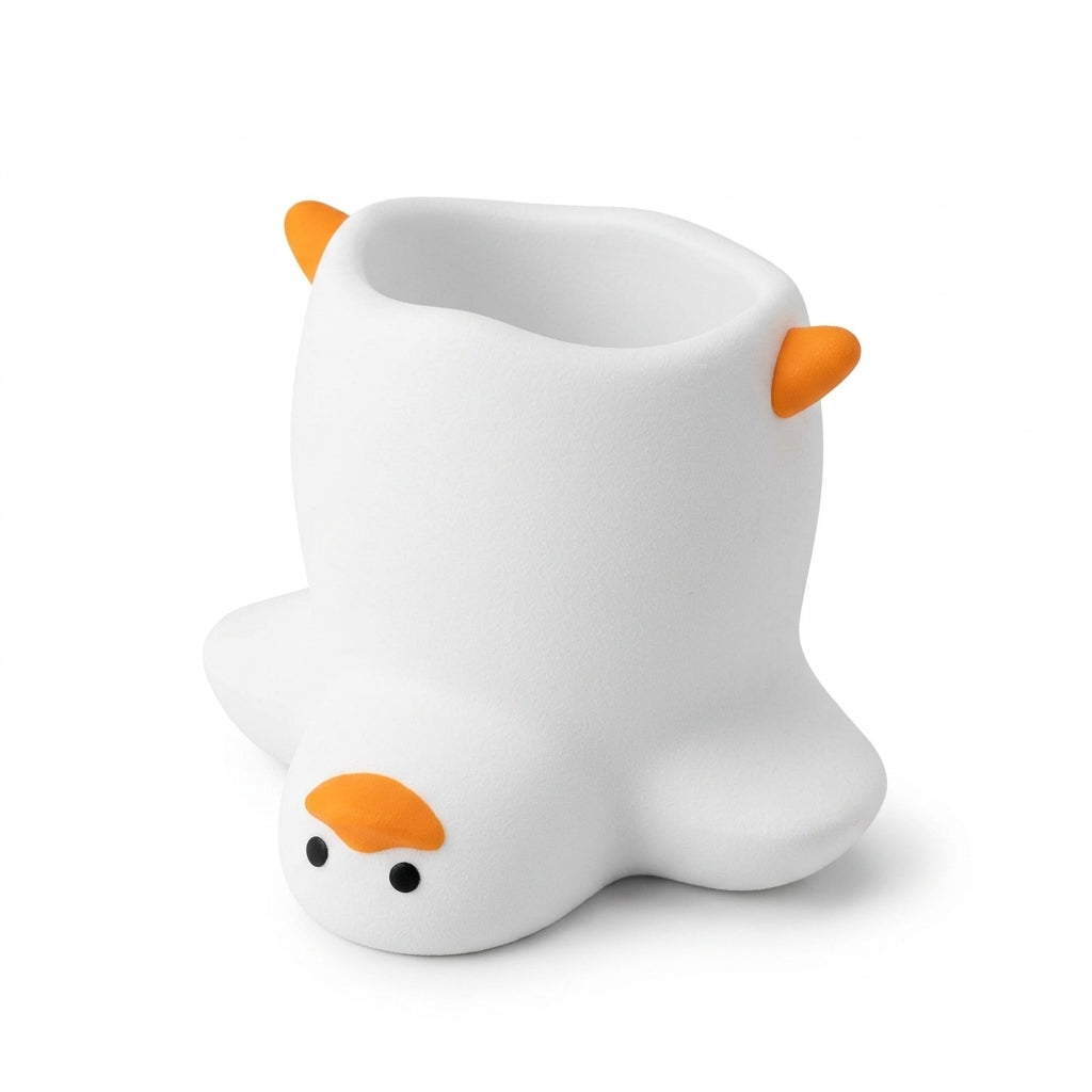 Funny Duck Desk Organizer – Pen & Brush Holder – image 2