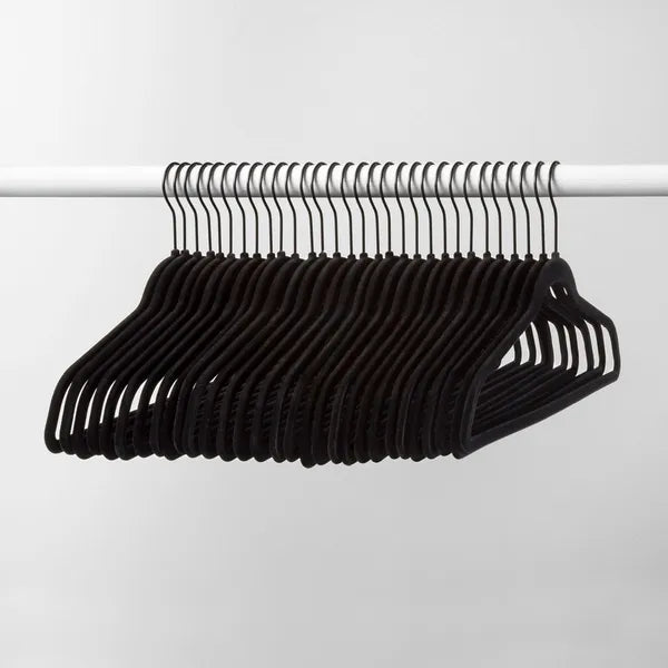 Velvet Non-Slip Hangers – 30 Pack, Slim Space-Saving
