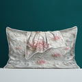 Rose Print Satin Pillowcases – Set of 2
