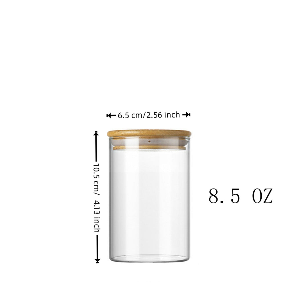 12-Piece Glass Spice Jars with Bamboo Lids & Labels – image 3