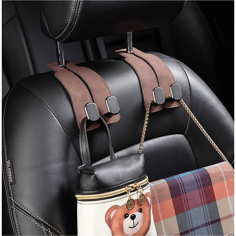 Car Headrest Hooks with Phone Holder – 4 Pack – image 6