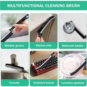 Crevice Cleaning Brush Set – Hard Bristle Gap & Groove Brushes