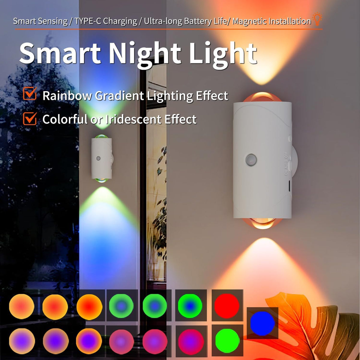 Rechargeable Motion Sensor Wall Light – view 5