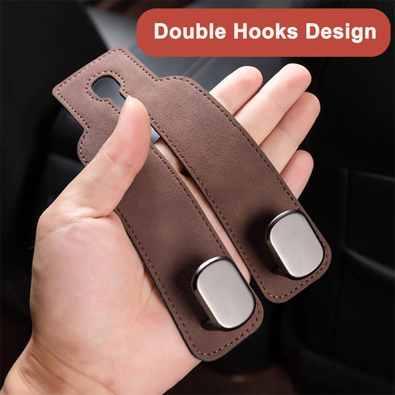 Car Headrest Hooks with Phone Holder – 4 Pack – image 5
