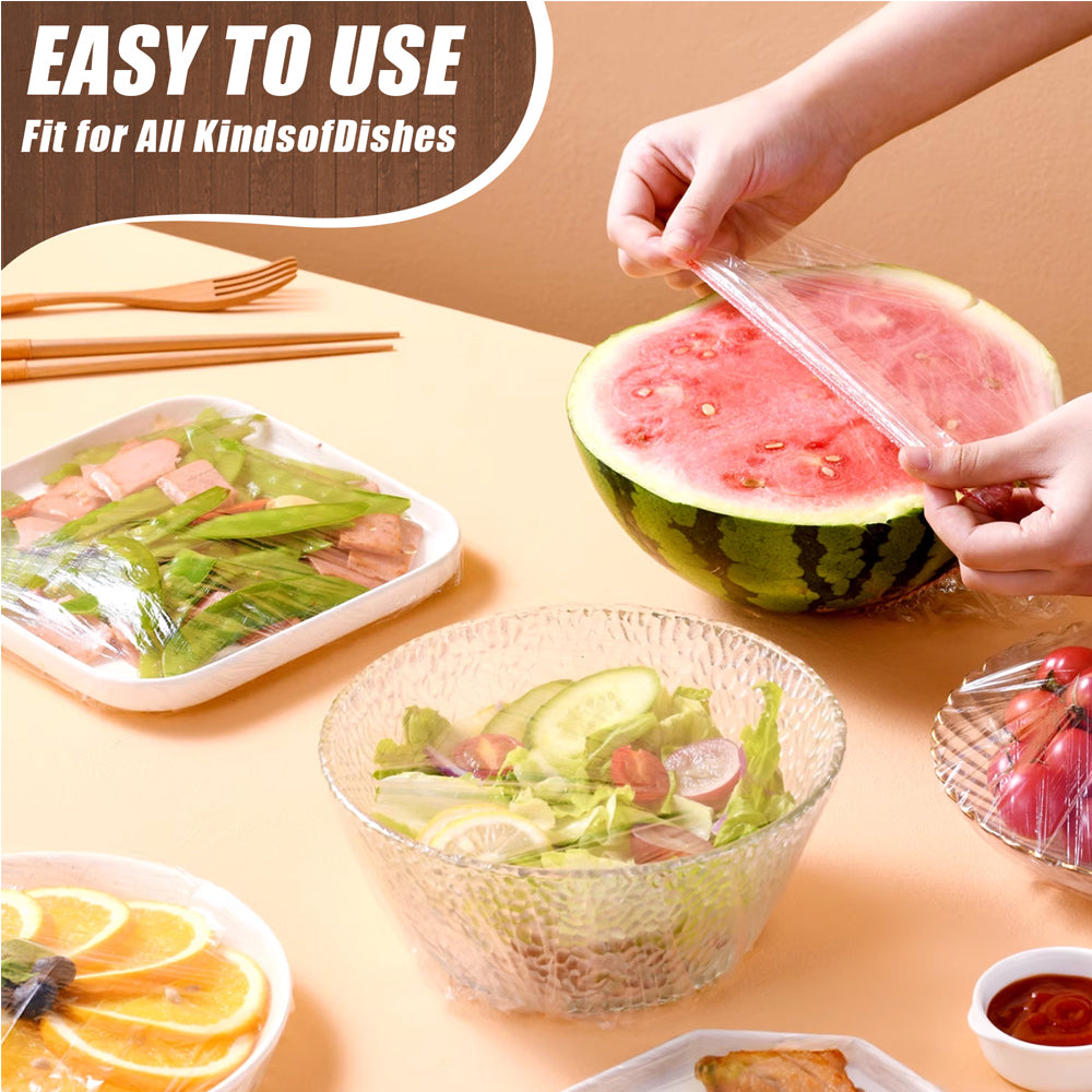 Elastic Food Storage Bowl Covers – 100 Pack – image 2
