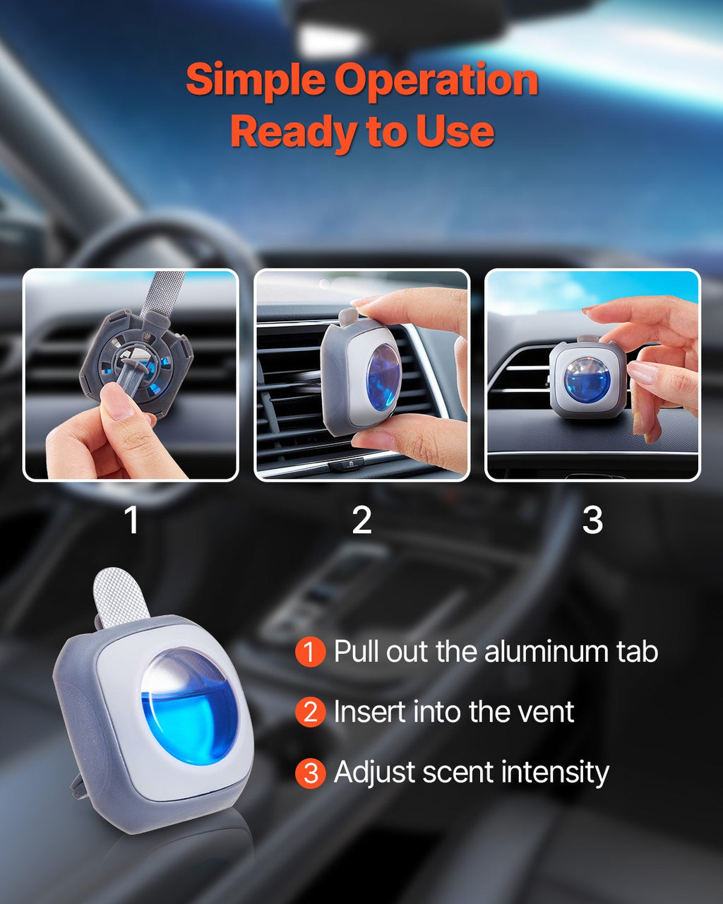 Car Air Freshener Vent Clips – view 8