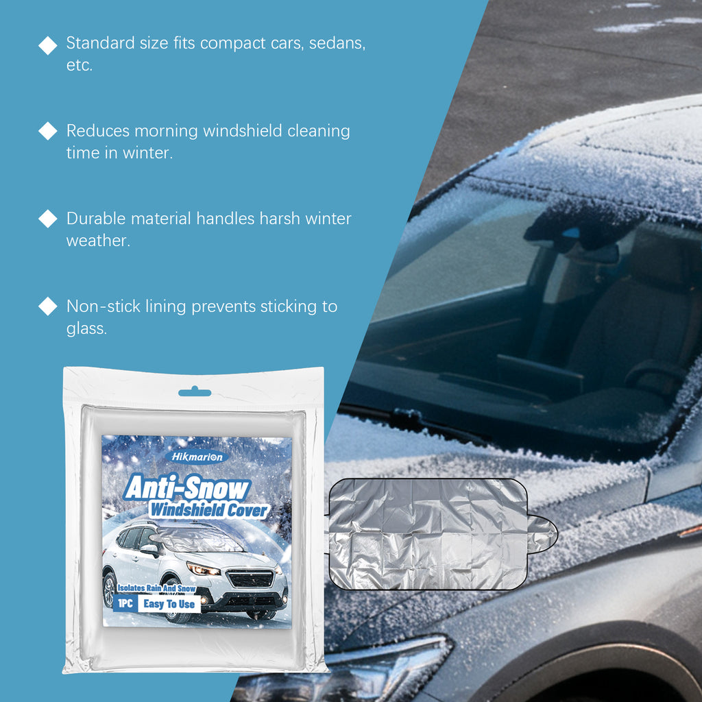 Windshield Snow Cover with Mirror Covers – image 2