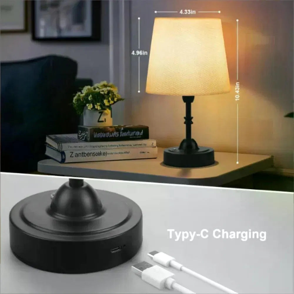 Cordless Touch Dimmable Table Lamp – Rechargeable – image 3