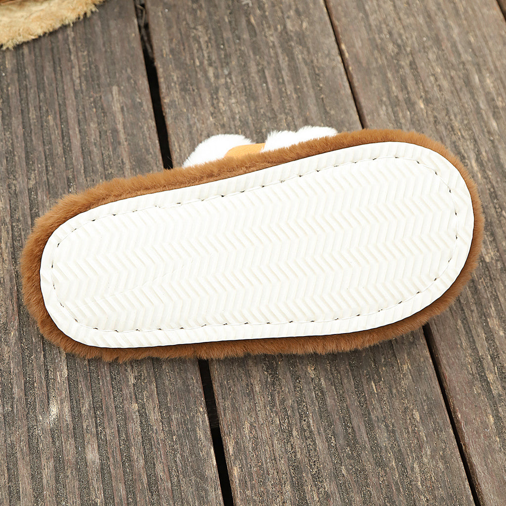 Fluffy Cross-Band Slippers – view 9