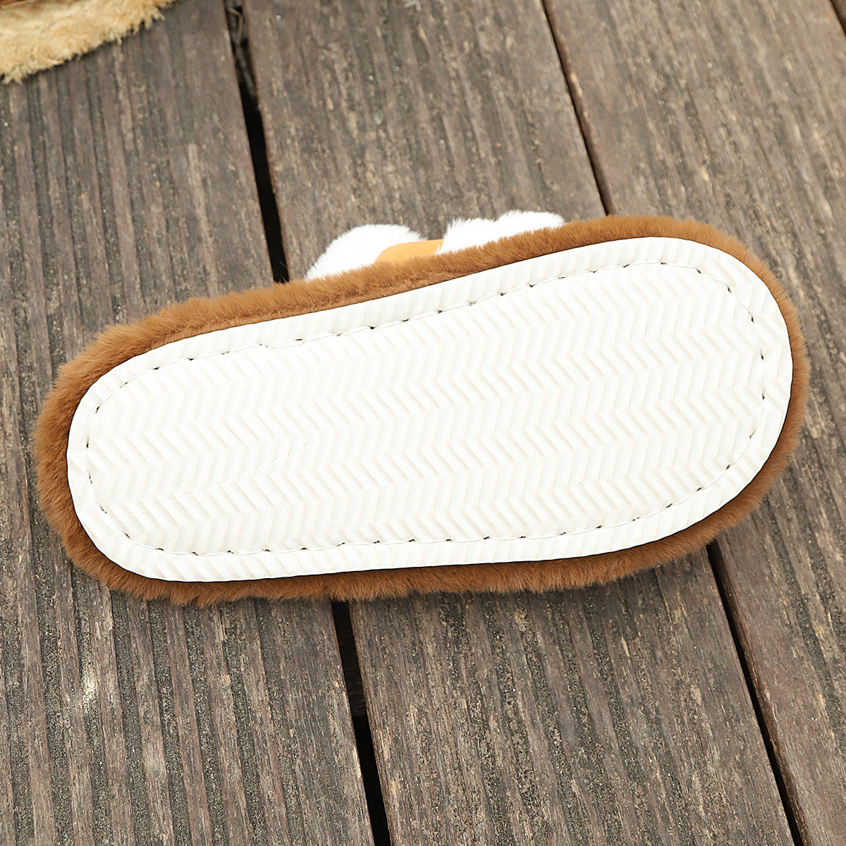 Fluffy Cross-Band Slippers – view 9