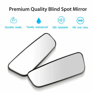 360° Stick-On Blind Spot Mirrors – 2 Pack