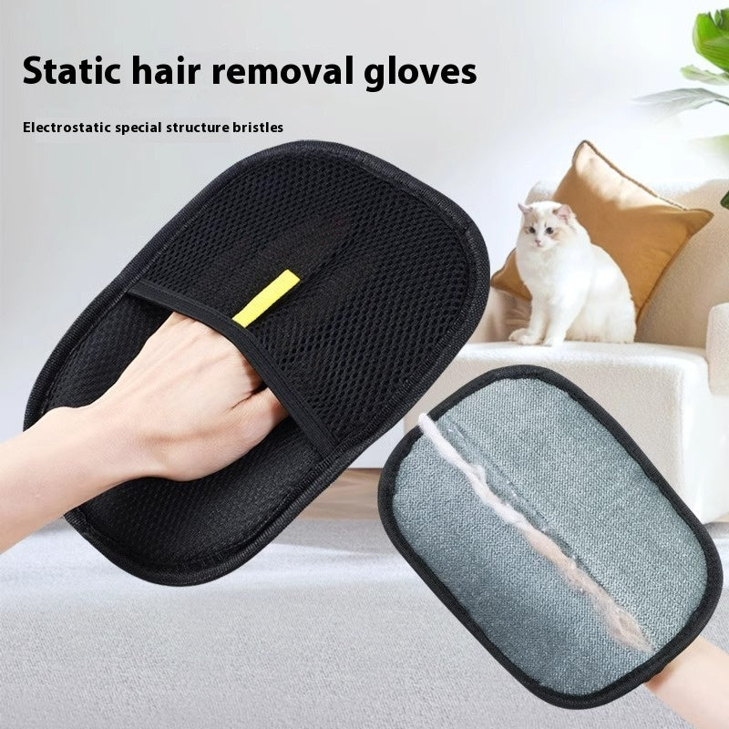 Dual-Sided Pet Hair Removal Grooming Glove - photo 6