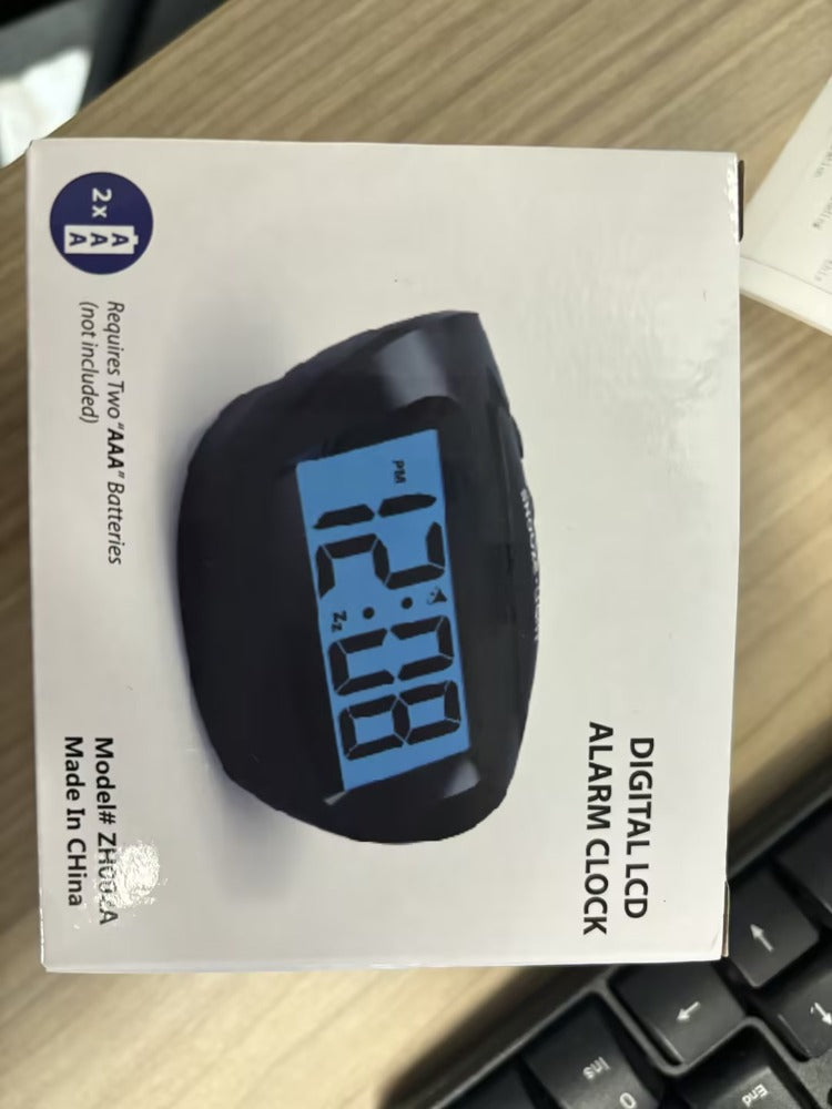 Small LCD Travel Alarm Clock with Backlight – image 2