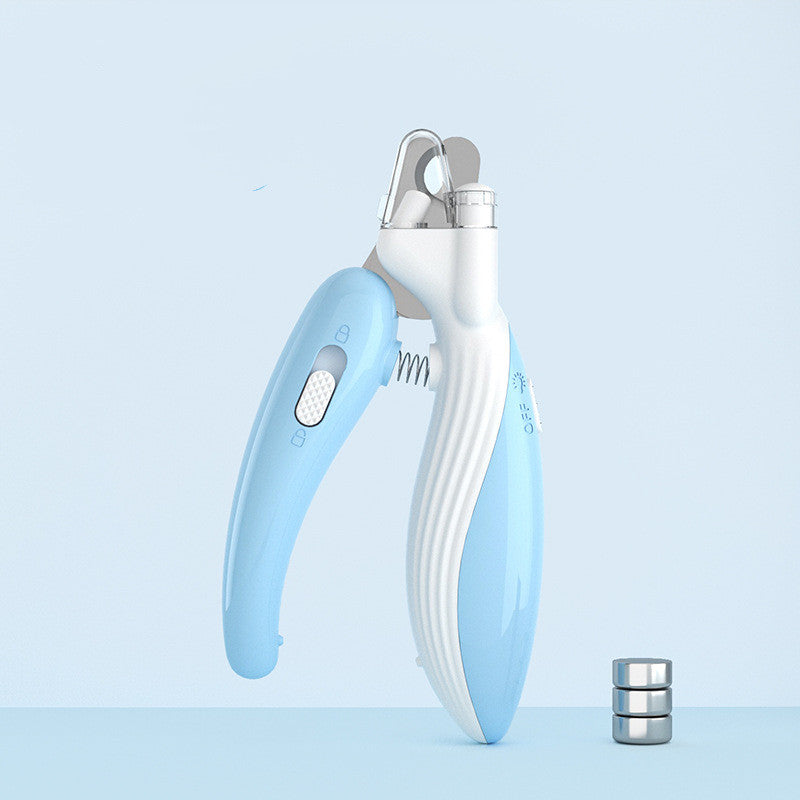 LED Light Electric Pet Nail Grinder - how it works