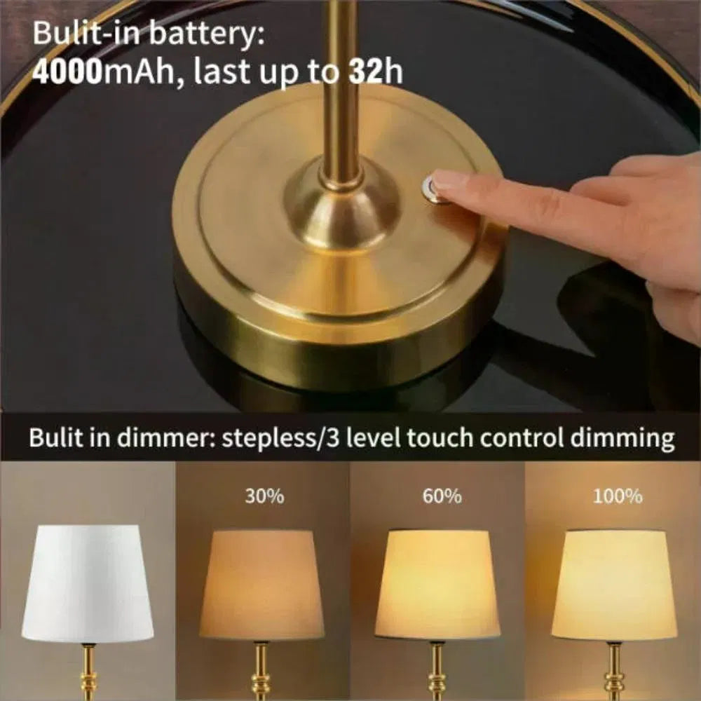 Cordless Touch Dimmable Table Lamp – Rechargeable – image 5