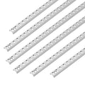 Adjustable Wall Shelf Tracks – 36 in Steel, 6 Pack