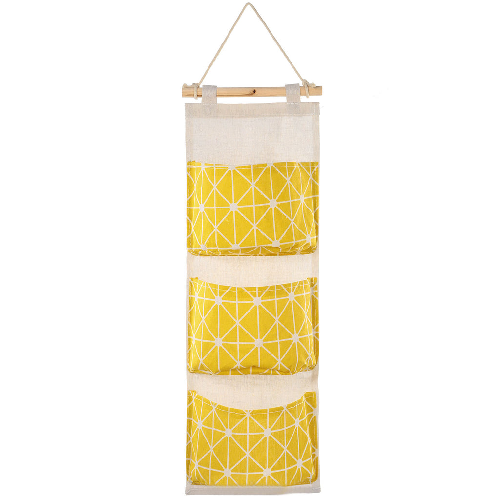 Wall-Mounted Hanging Storage Organizer – 3 Pockets – image 4