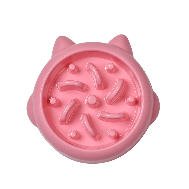 Silicone Slow Feeder Dog Bowl - lifestyle photo