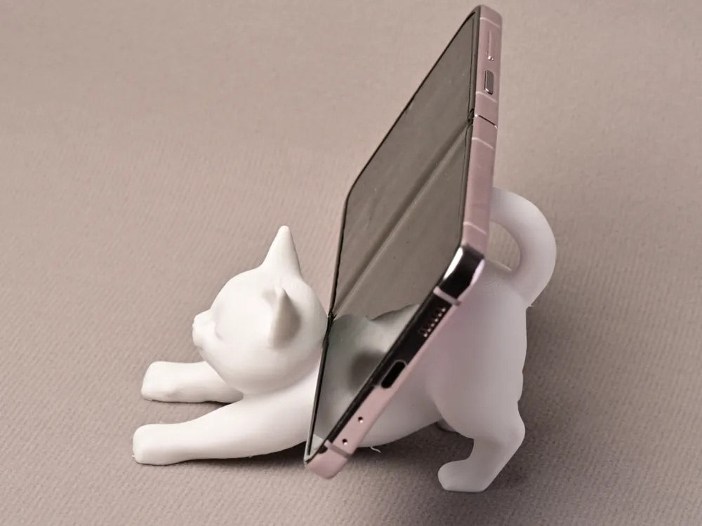 Cute Cat Phone Stand – Desk Smartphone Holder – image 5