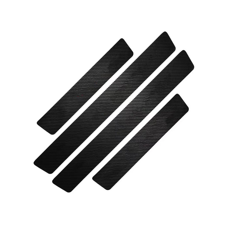 Carbon Look Door Sill Protector Strips – 4 Pack – image 2