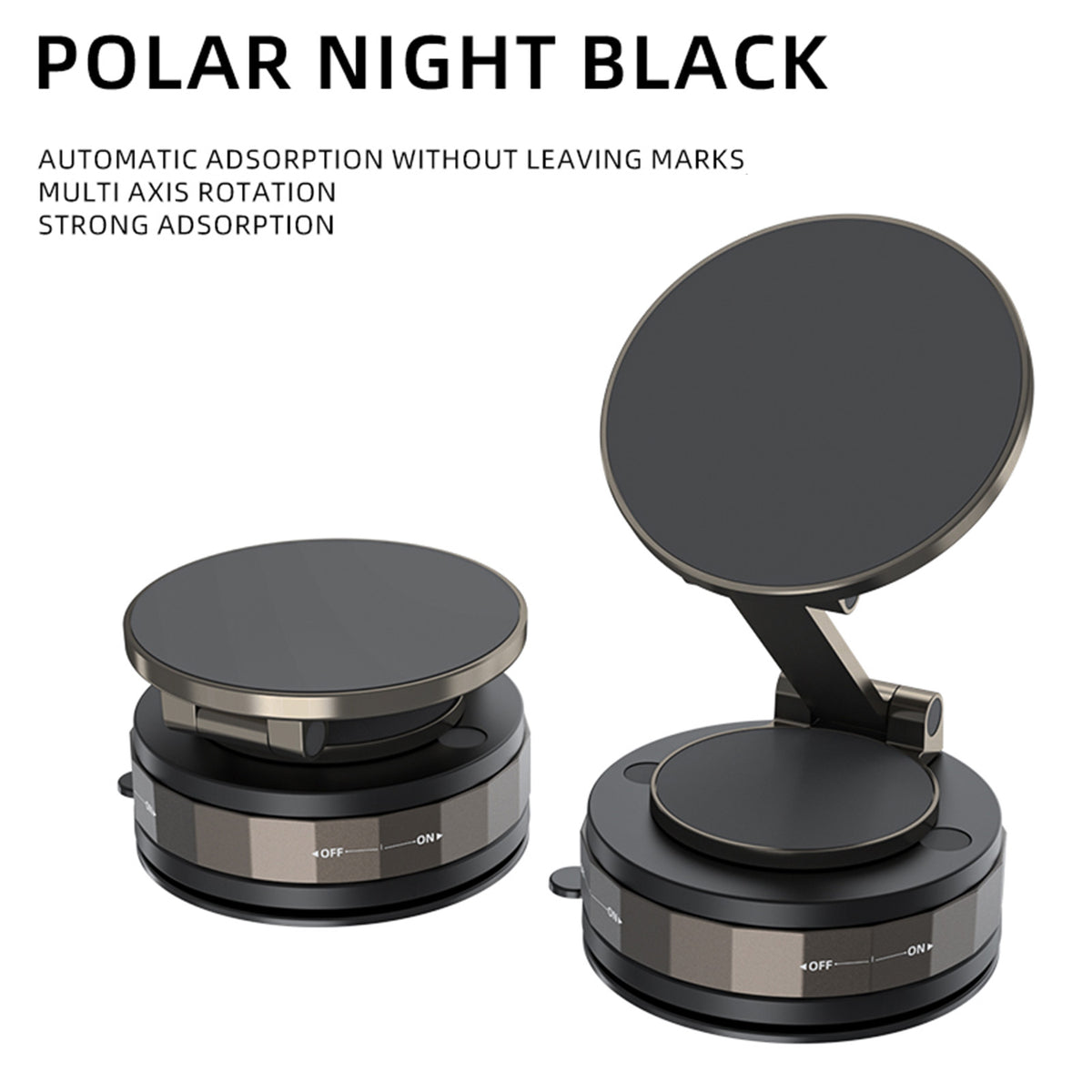 Vacuum Suction Magnetic Phone Holder – 360° – image 2