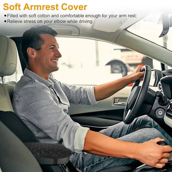 PU Leather Center Console Armrest Cover – image 5