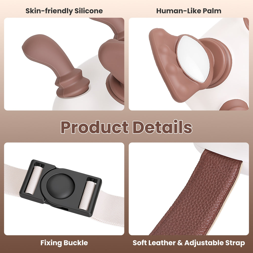 Cordless Heated Neck and Shoulder Massager with Straps – image 5