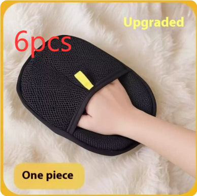 Dual-Sided Pet Hair Removal Grooming Glove - photo 19