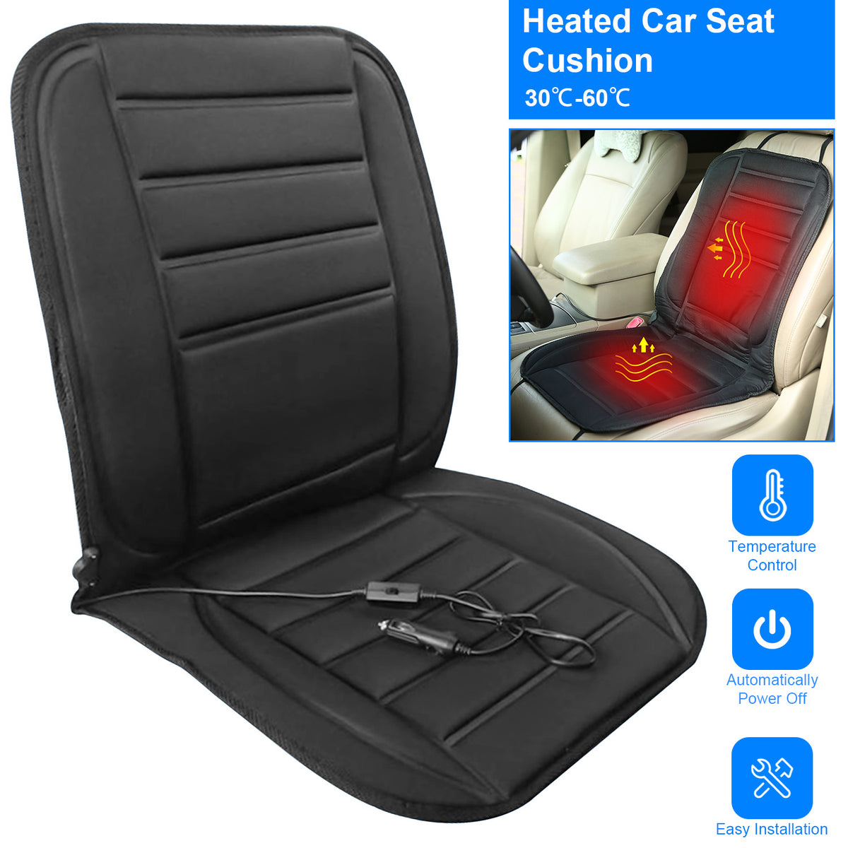 12V Heated Car Seat Cushion – view 8