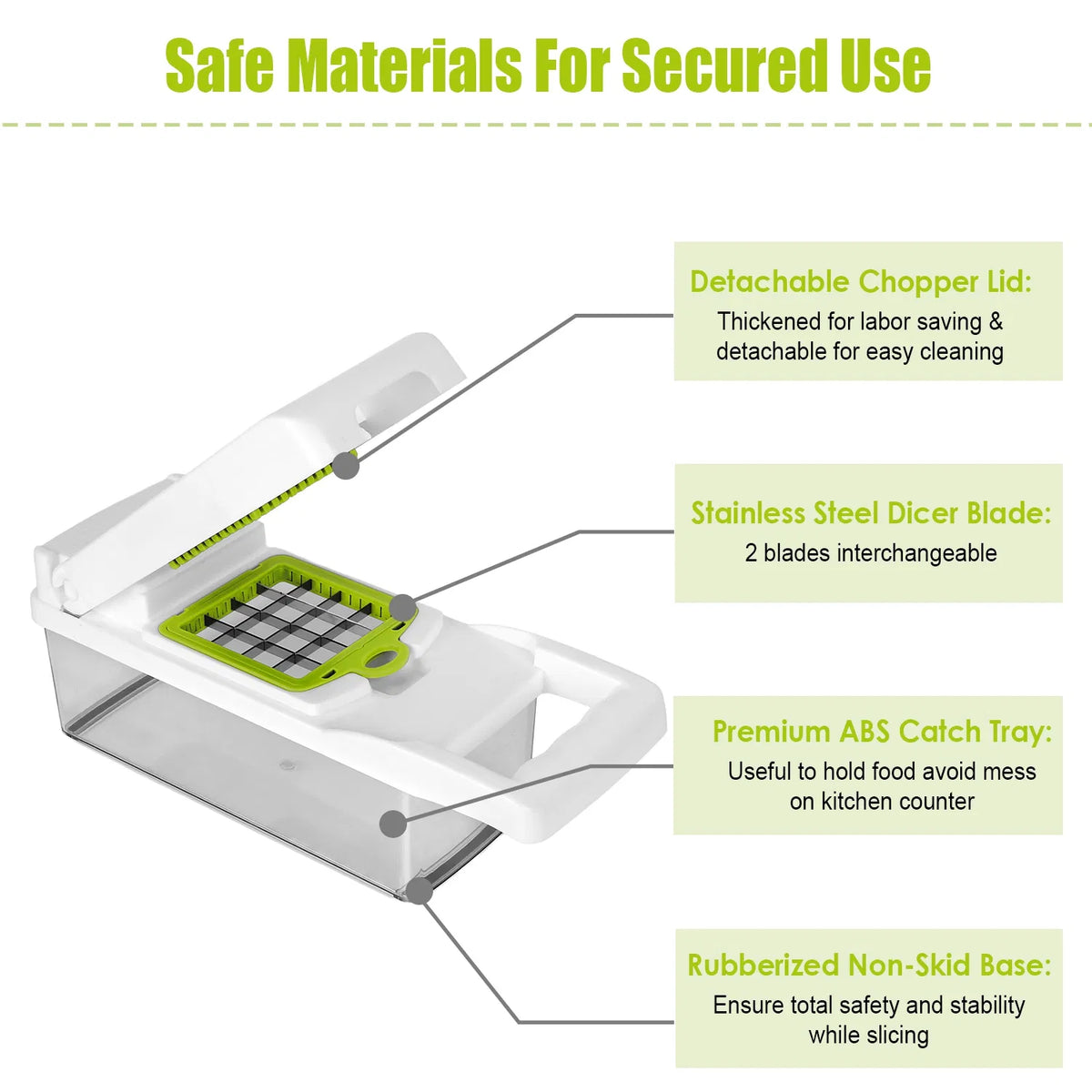 12-in-1 Vegetable Chopper & Slicer with Container – image 5