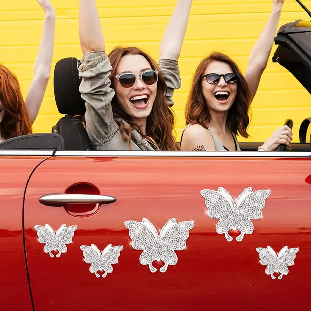 Bling Butterfly Rhinestone Car Interior Sticker Kit – image 8