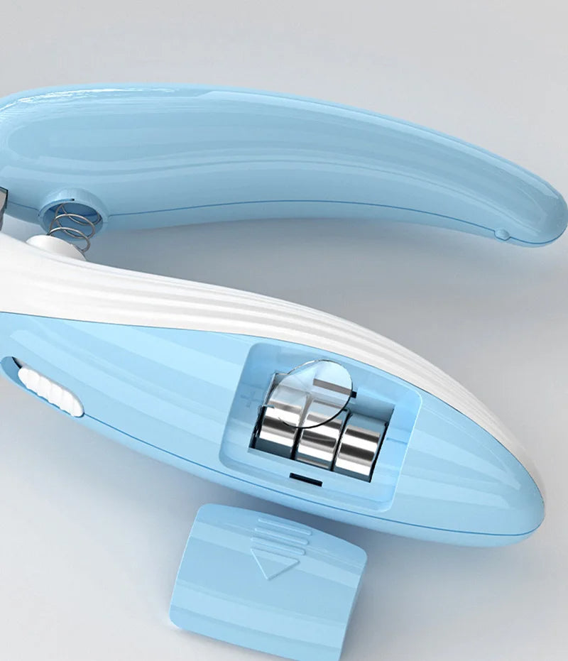 LED Light Electric Pet Nail Grinder - shown from a different angle