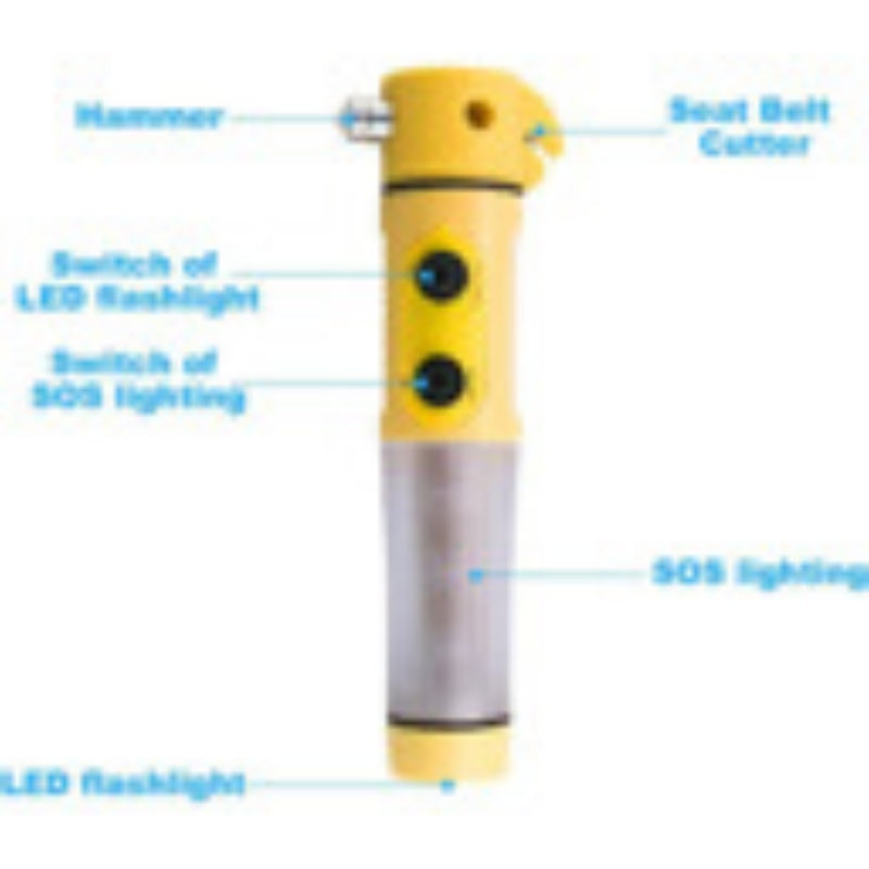 Car Emergency Hammer with Flashlight – view 5
