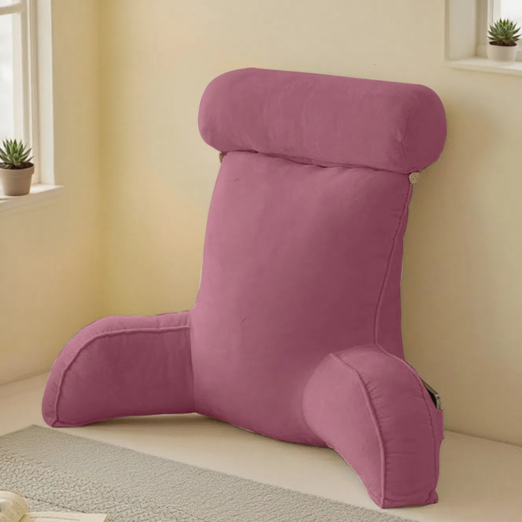 Bed Rest Reading Pillow with Arms – view 7